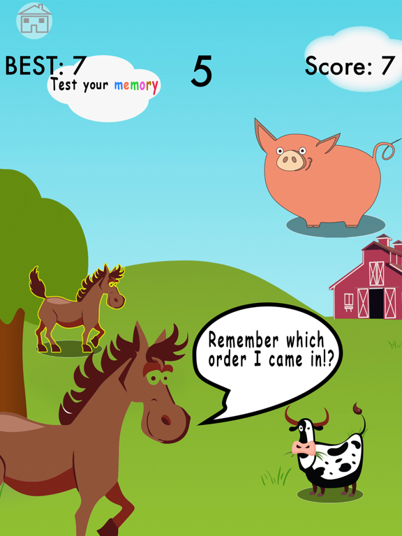 Screenshot #6 pour Farm sounds Jeu de memoire en anglais pour enfants