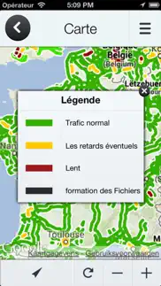 road information france (fr) real time traffic jam iphone screenshot 1