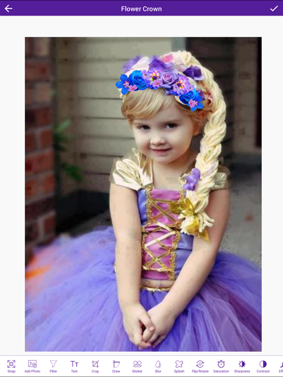 Screenshot #6 pour Flower Crown Photo Booth