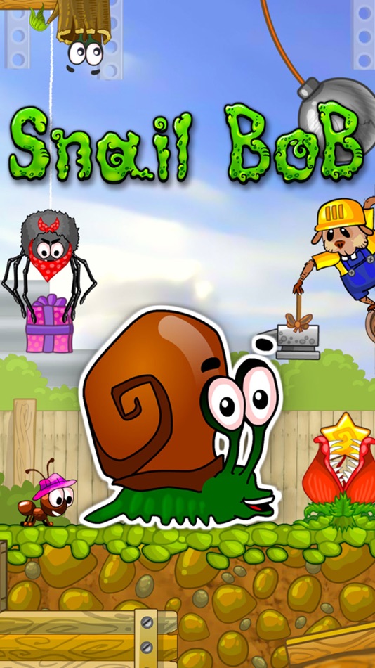 #1. Snail Bob (iOS) 由: Andrei Kovalishin