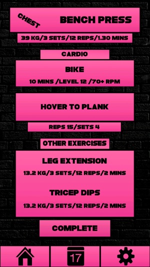 Rock Fitness App