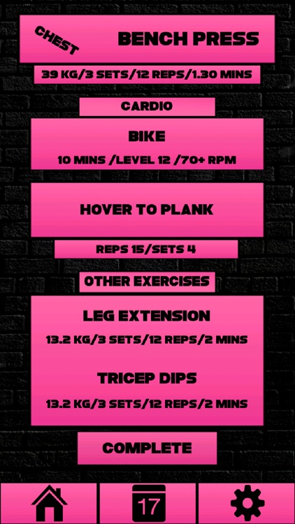 Rock Fitness App