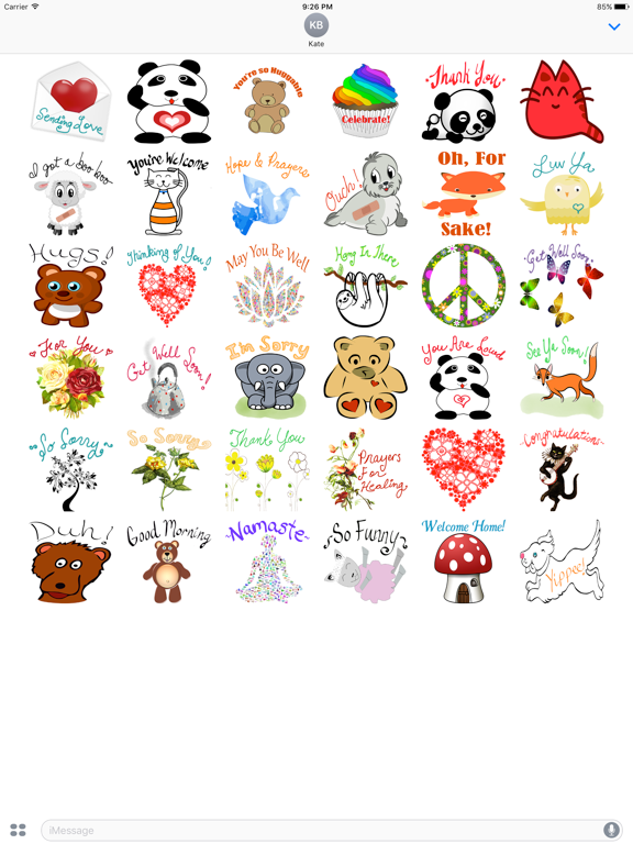 Screenshot #5 pour Positive Vibes Sticker Pack