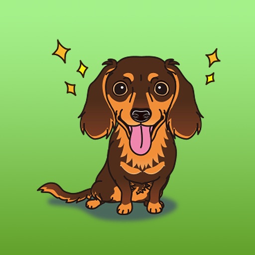 Stickers of a Dachshund icon