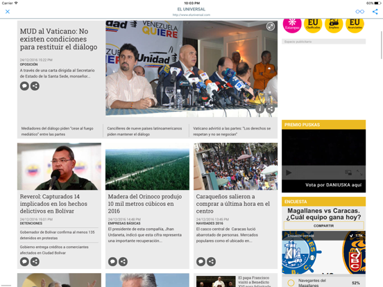 Screenshot #5 pour PERIÓDICOS y REVISTAS de VENEZUELA