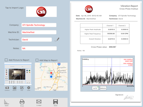 X-Phase: Cross-Phase Vibration Measurement App screenshot 3