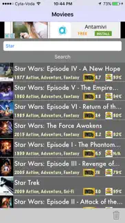 moviees iphone screenshot 1