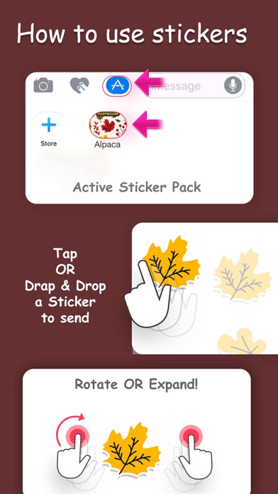 Screenshot #3 pour Romantic Stickers by Kappboom