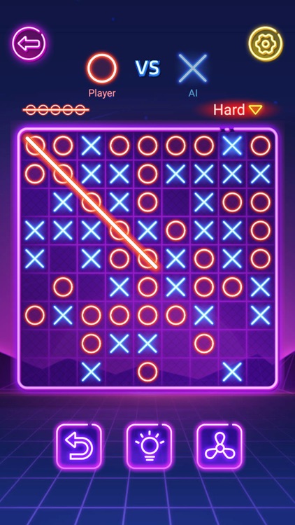 Tic Tac Toe Glow - Puzzle Game