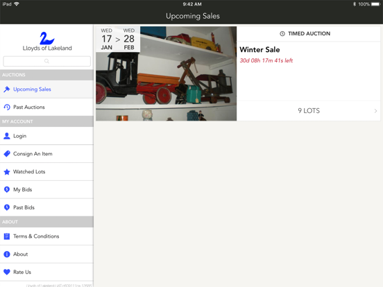 Screenshot #6 pour Lloyds of Lakeland Auction