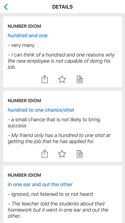 Number & Love idioms