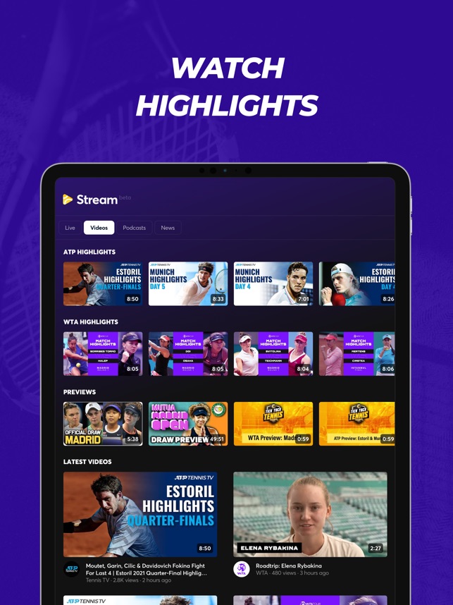 TNNS: Tennis Live Scores on the App Store