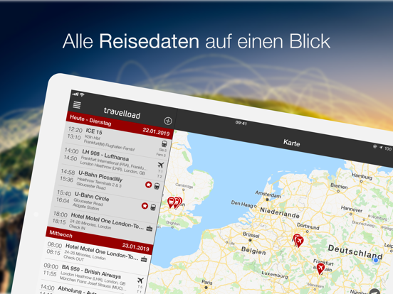 Screenshot #4 pour travelload HD Dein Reiseplan