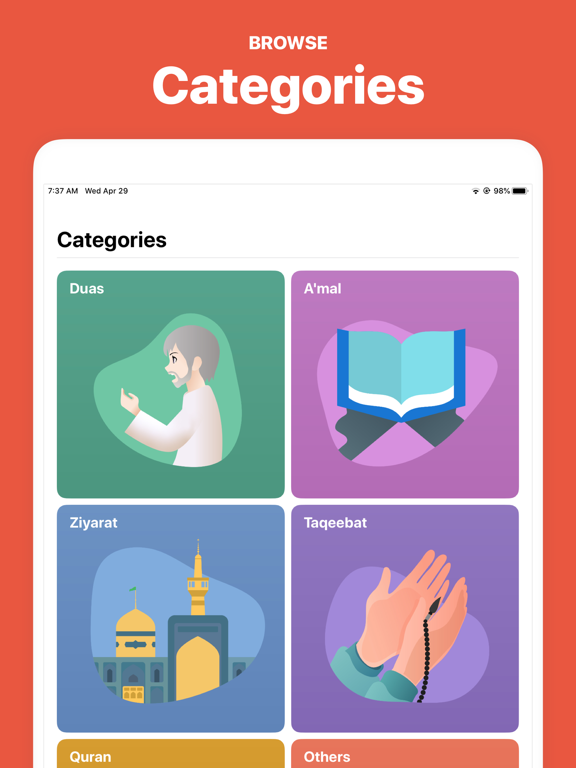 Nafilah: Dua & Ziyarah iPad screenshot 7 - Reference app