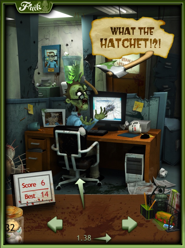 #3. Office Zombie for iPad (iOS) 由: Fluik