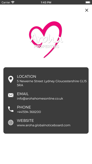 Aroha Properties Screenshot
