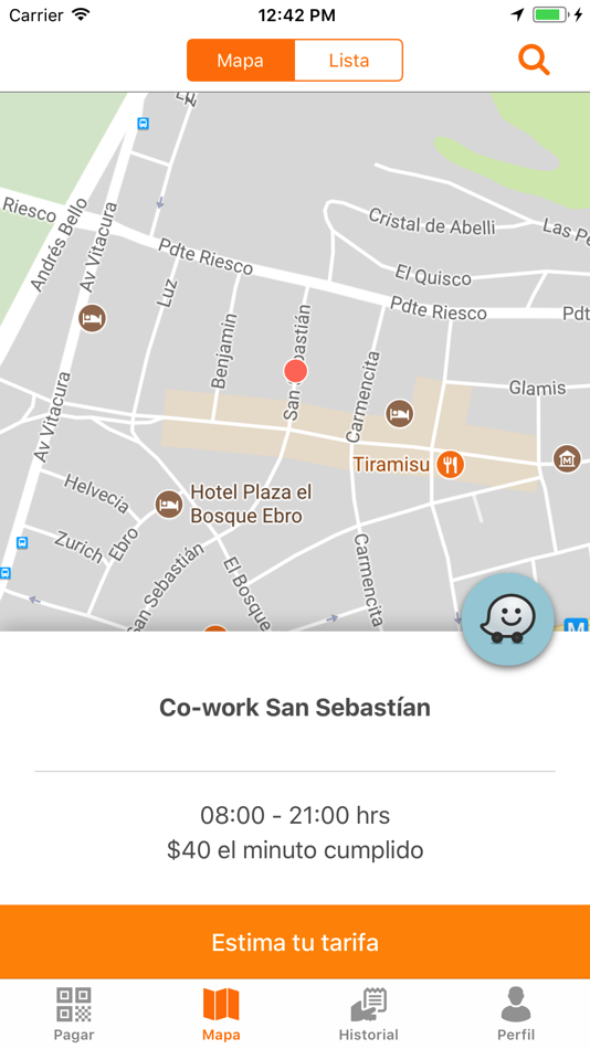 #3. Parking App (iOS) By: Redcomercio SA