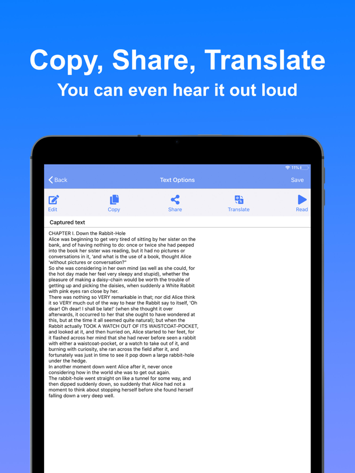 Text Capture Image to Text