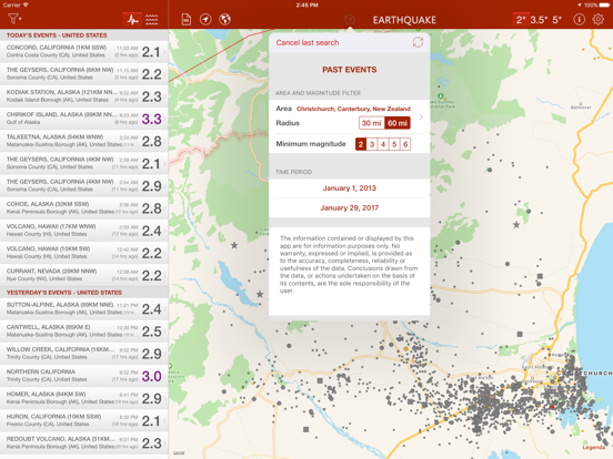 Screenshot #3 for Earthquake - alerts and map