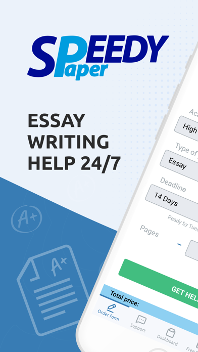 Screenshot #1 pour SpeedyPaper: Essay Writing App