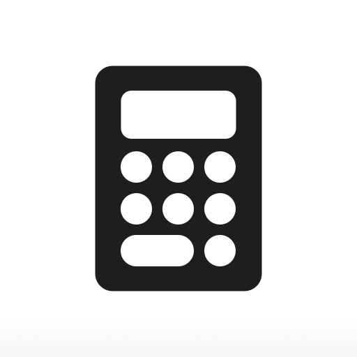 Just Calculator for vision pro app icon