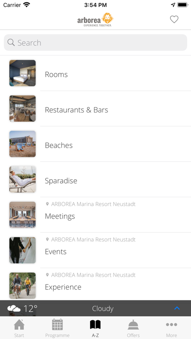 Arborea Hotels Screenshot