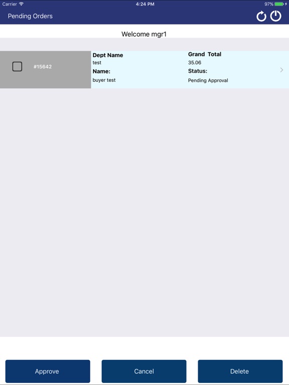 Screenshot #6 pour S.I.T.S Order Approval