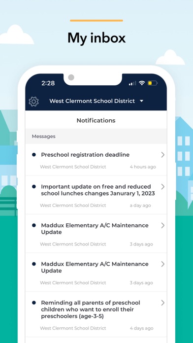 SchoolNow App Screenshot