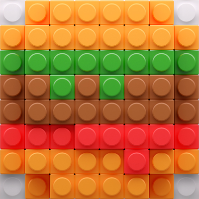 Blokky: Pixel Colorir, Mosaico