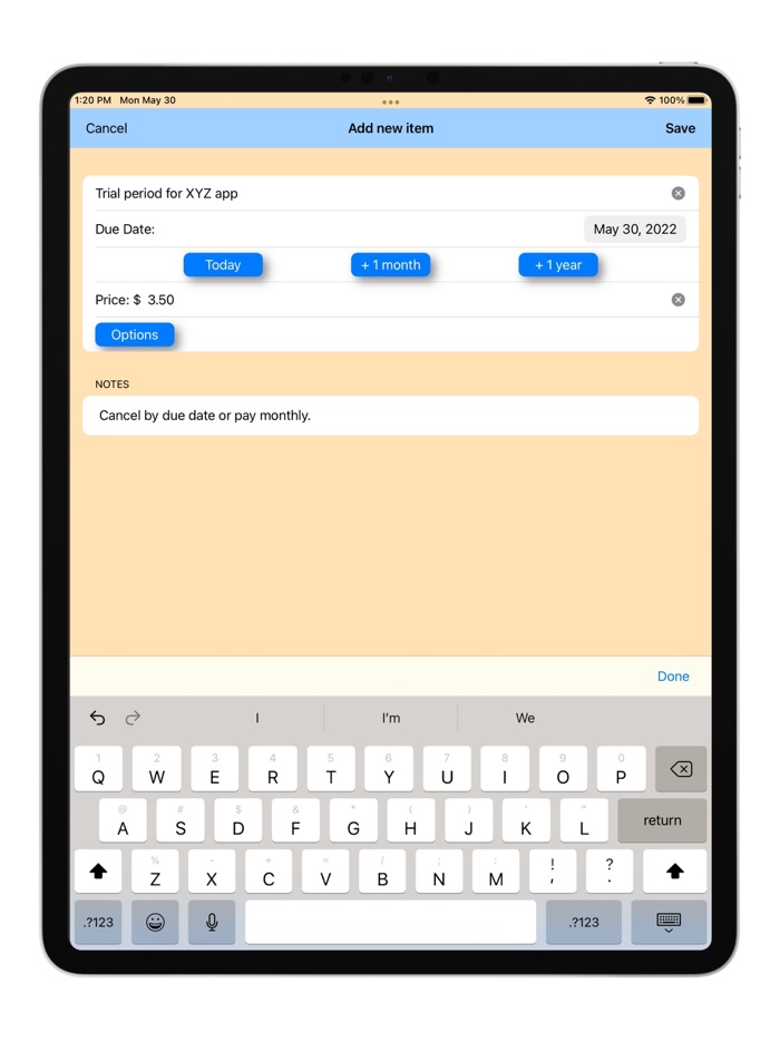 Bill and Task Manager