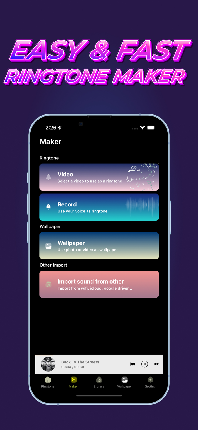 EZ™ Ringtones and Wallpapers