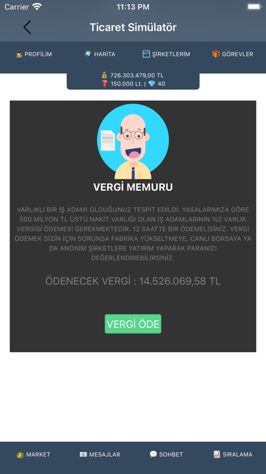 #1. Ticaret Simülatör (iOS) By: Enes Gl