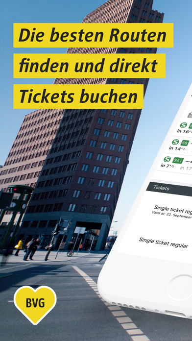 Screenshot #1 pour BVG Fahrinfo: ÖPNV Berlin