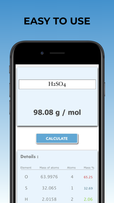 Molar Mass Calculator Pro screenshot 4
