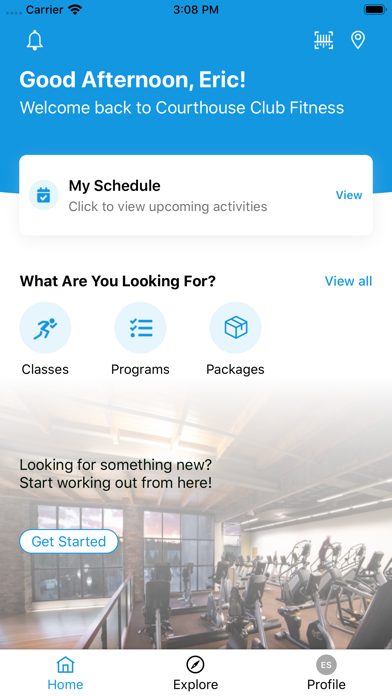 Courthouse Club Fitness Screenshot