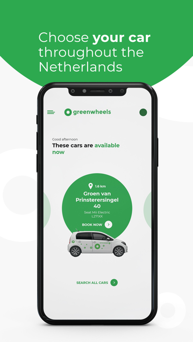 Greenwheels - Car sharing Screenshot