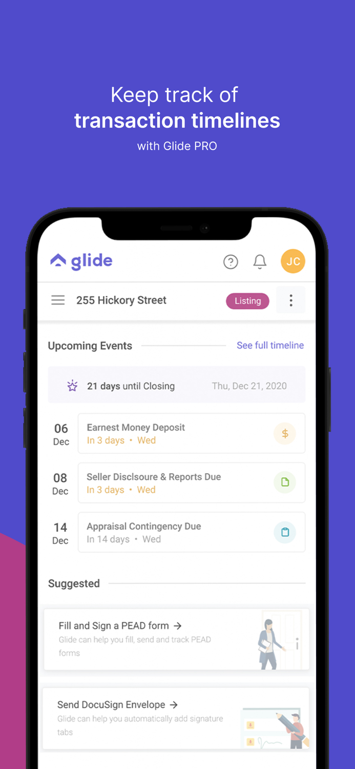 Glide for Real Estate Agents