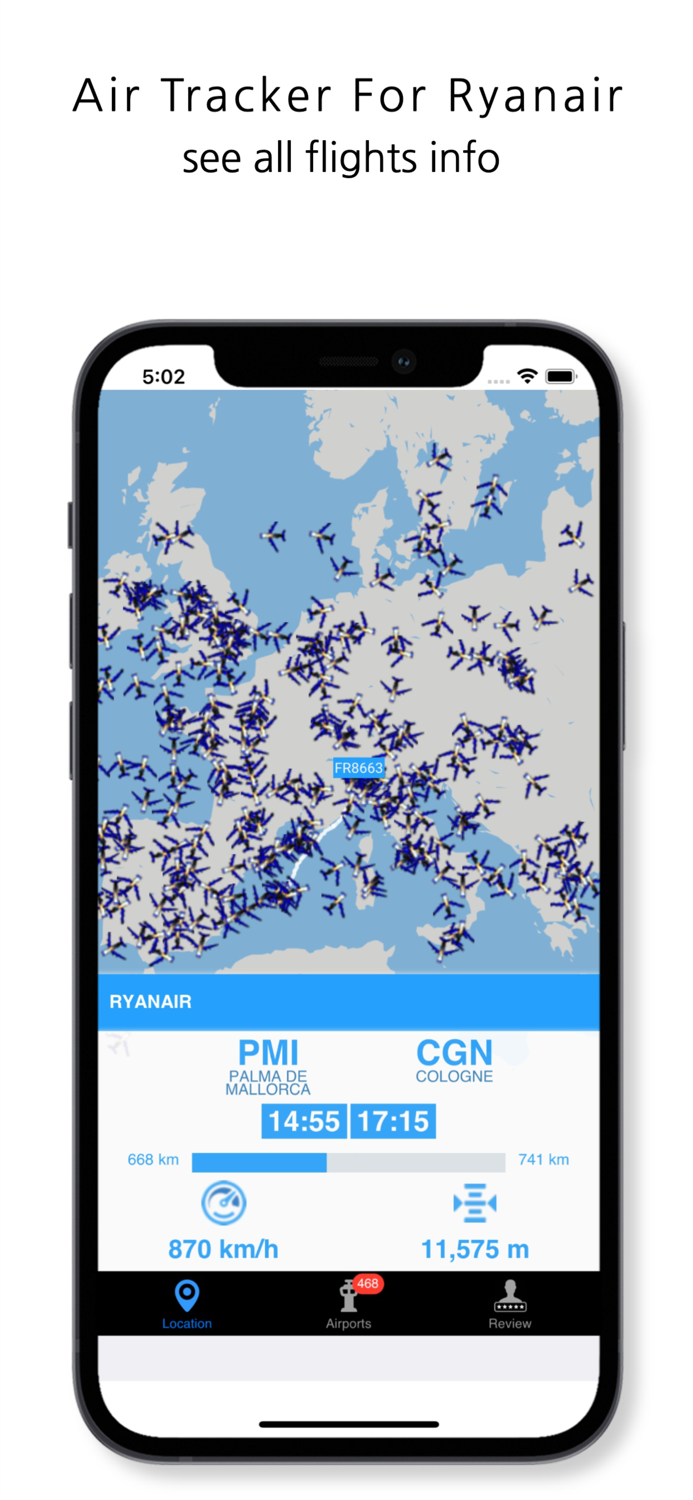 Air Tracker For Ryanair