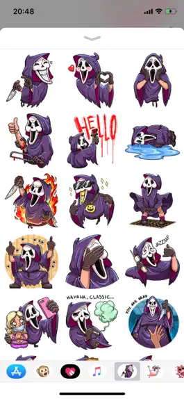 Game screenshot Halloween Death Funny Stickers mod apk