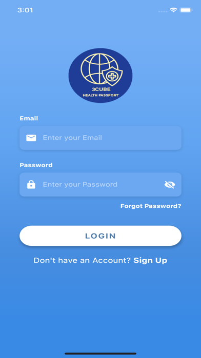 3C-HealthPassport Screenshot