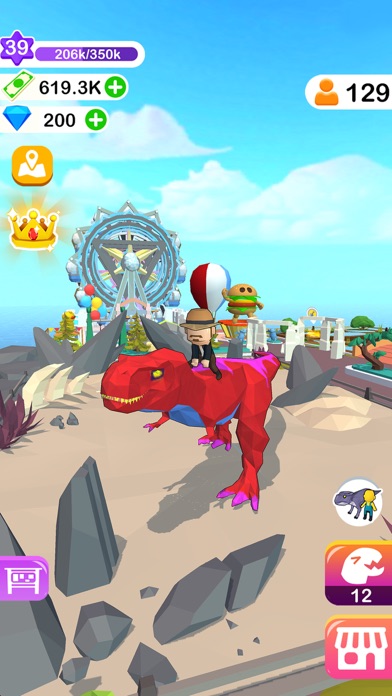 Dino Tycoon - 3D Building Game Screenshot