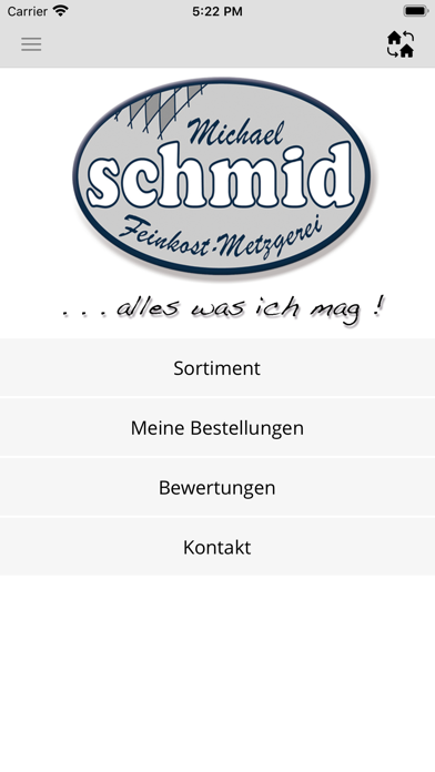 Metzgerei Schmid Screenshot