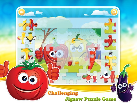 Veggies & Fruits Junior games iPad screenshot 5 - Education app