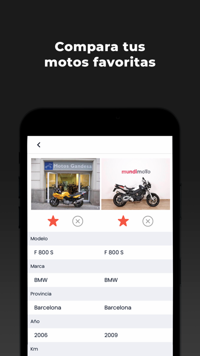 Motos.net - Motos de ocasión Screenshot