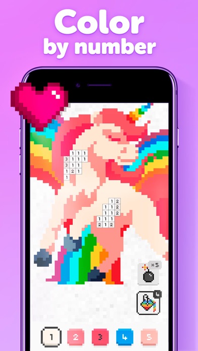 UNICORN: Color by Number Games Screenshot