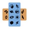Duad is a single player or multiplayer matching card game