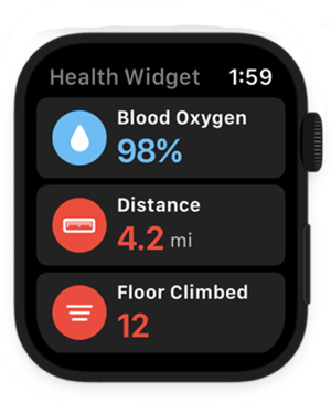 ‎Health Widget:Activity Tracker Screenshot