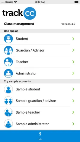 Game screenshot TrackCC Class management mod apk