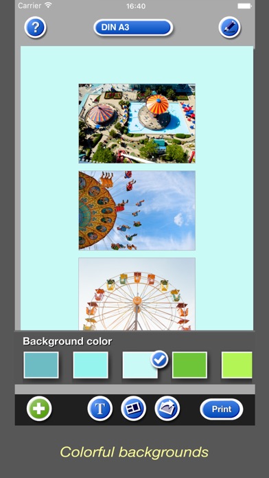 PhotoPrint LT - photo printer Screenshot