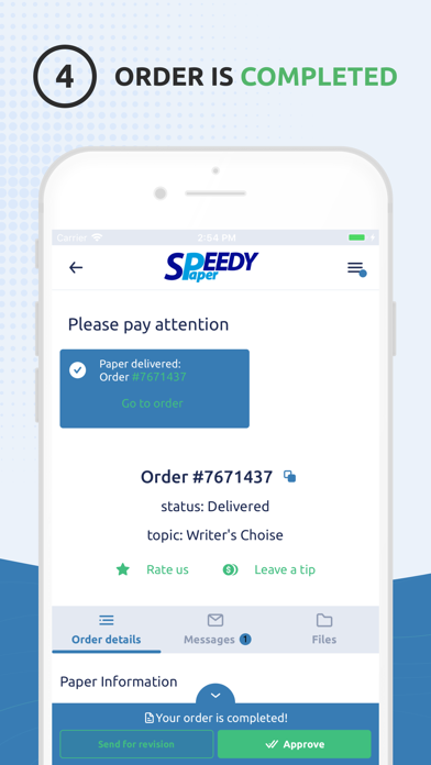 SpeedyPaper: Essay writer pros Screenshot